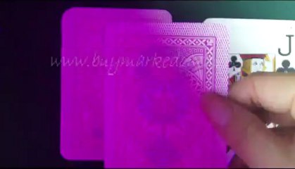 пластиковые карты--Modiano Cristallo-Purple--покер обман