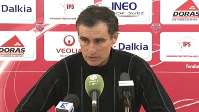 DFCO 2-1 RC Lens, Olivier Dall'Oglio après-match (L2, J22, 28/01/13)