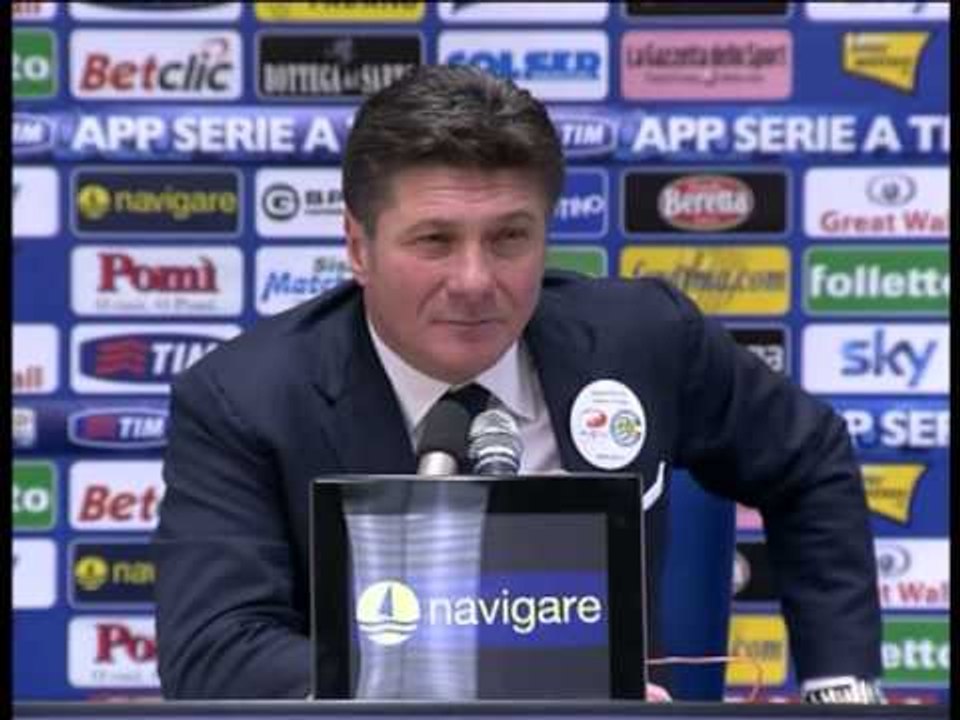 Napoli - Mazzarri dopo la vittoria con il Parma (28.01.13)
