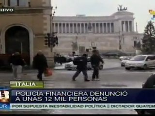 Evasión fiscal costó 56 mmd euros a Italia en 2012