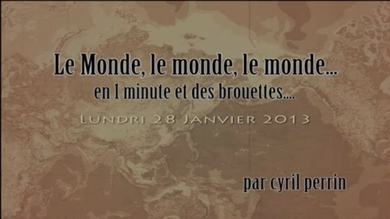 Le monde en 1 minute par Cyril Perrin