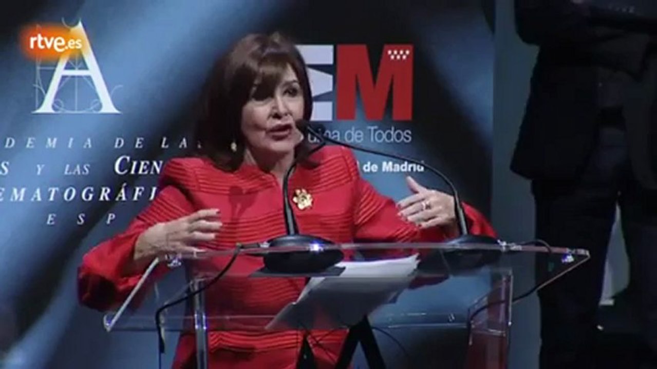 La actriz Concha Velasco, Premio Goya de honor a toda su car