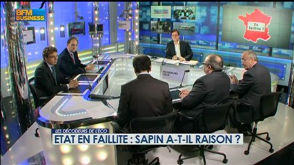 « Etat en faillite » : Sapin a-t-il raison? - 28 janvier - BFM : Les décodeurs de l'éco 1/5