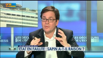 « Etat en faillite » : Sapin a-t-il raison? - 28 janvier - BFM : Les décodeurs de l'éco 5/5