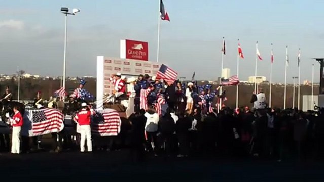 The race - Grand Prix d'Amerique 2013 - Hippodrome Paris-Vincennes - Be Leader