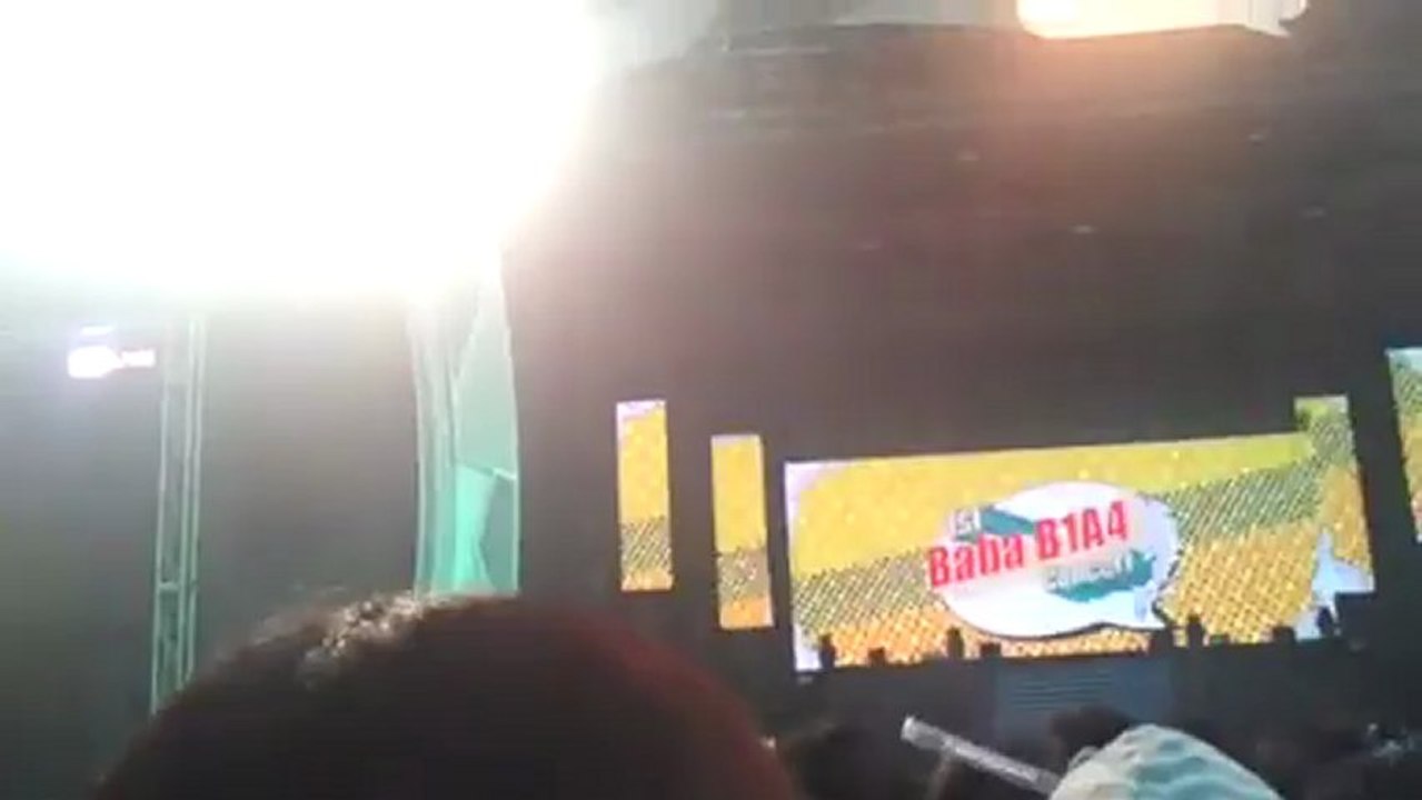 121208 BABA B1A4 concert ending cut