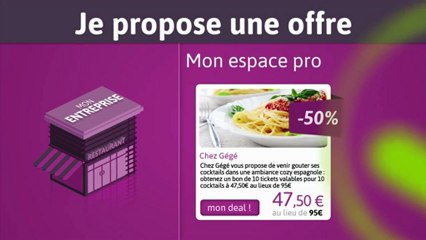 Animation Yeswedeal Pro - Diffuser vos offres sur le WEB (Yeswedeal.fr)