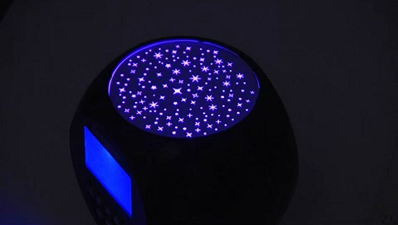 Dreamer Starlight Projector Clock by dbest products