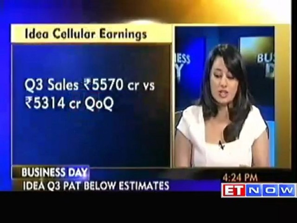 Idea Cellular PAT at Rs 229 crore, below estimates