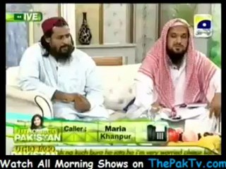 Sheikh Syed Noor Zaman Naqshabandi Shazli (D.B) - UJP - 28th May 2012- Geo TV [Part 3]