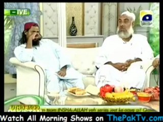 Sheikh Syed Noor Zaman Naqshabandi Shazli (D.B) - UJP - 28th May 2012- Geo TV [Part 4]
