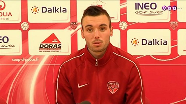 DFCO 2-1 RC Lens, Florin Berenguer après-match (L2, J22, 28/01/13, Images VooTV)