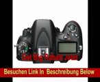 Nikon D600 SLR-Digitalkamera (24,3 Megapixel, 8,1 cm (3,2 Zoll) Display, Full HD, Live View) nur Gehäuse schwarz