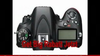 Nikon D600 SLR-Digitalkamera (24,3 Megapixel, 8,1 cm (3,2 Zoll) Display, Full HD, Live View) nur Gehäuse schwarz