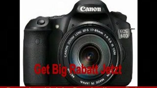 Canon EOS 60D SLR-Digitalkamera (18 Megapixel, Live-View, Full HD-Movie) Kit inkl. EF-S 17-85 IS USM Objektiv (bildstabilisiert)