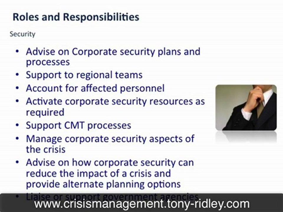 Crisis management and leadership video training: Lesson 13