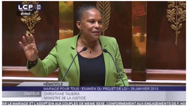 Mariage homo : le discours de Taubira en moins de 3 minutes