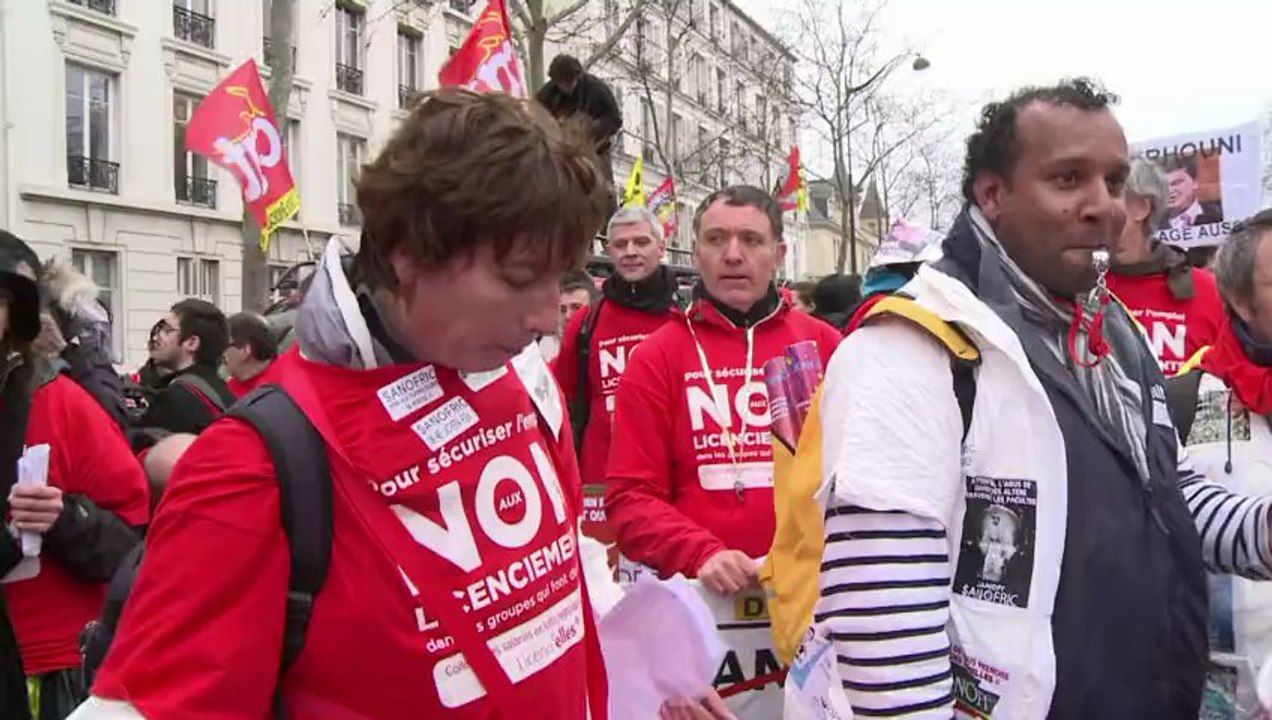 Des salariés unis contre les "licenciements boursiers"