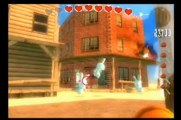 Rayman Raving Rabbids (Wii) Wild west shooting