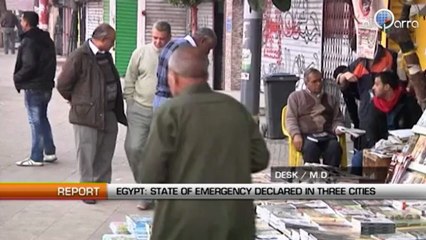 Egypt : State of emergency declared in three cities