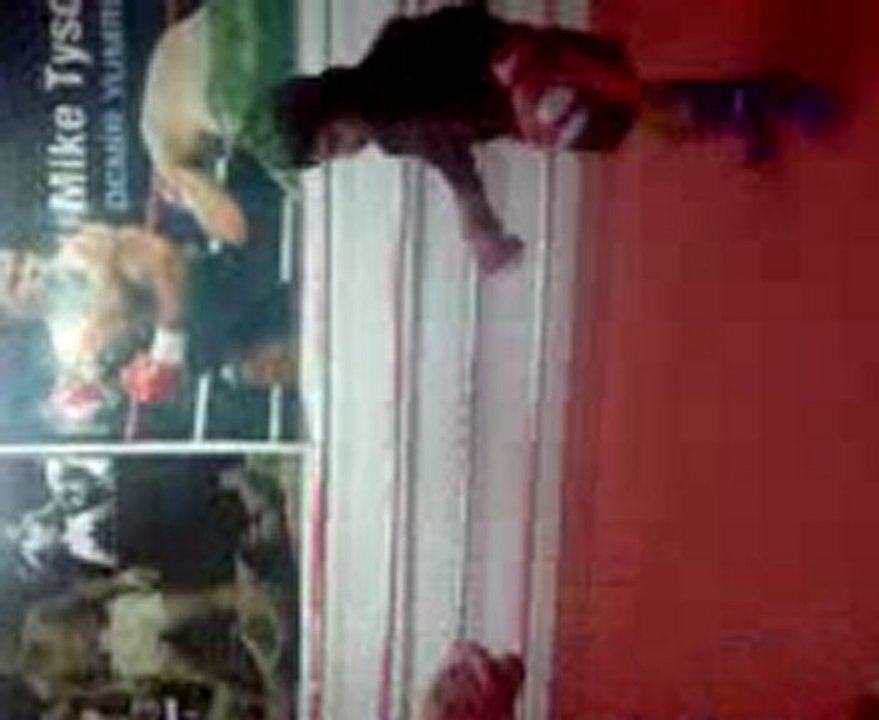 Uğur abisiyle antreman