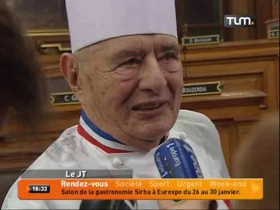 Lyon: 200 chefs pour Bocuse