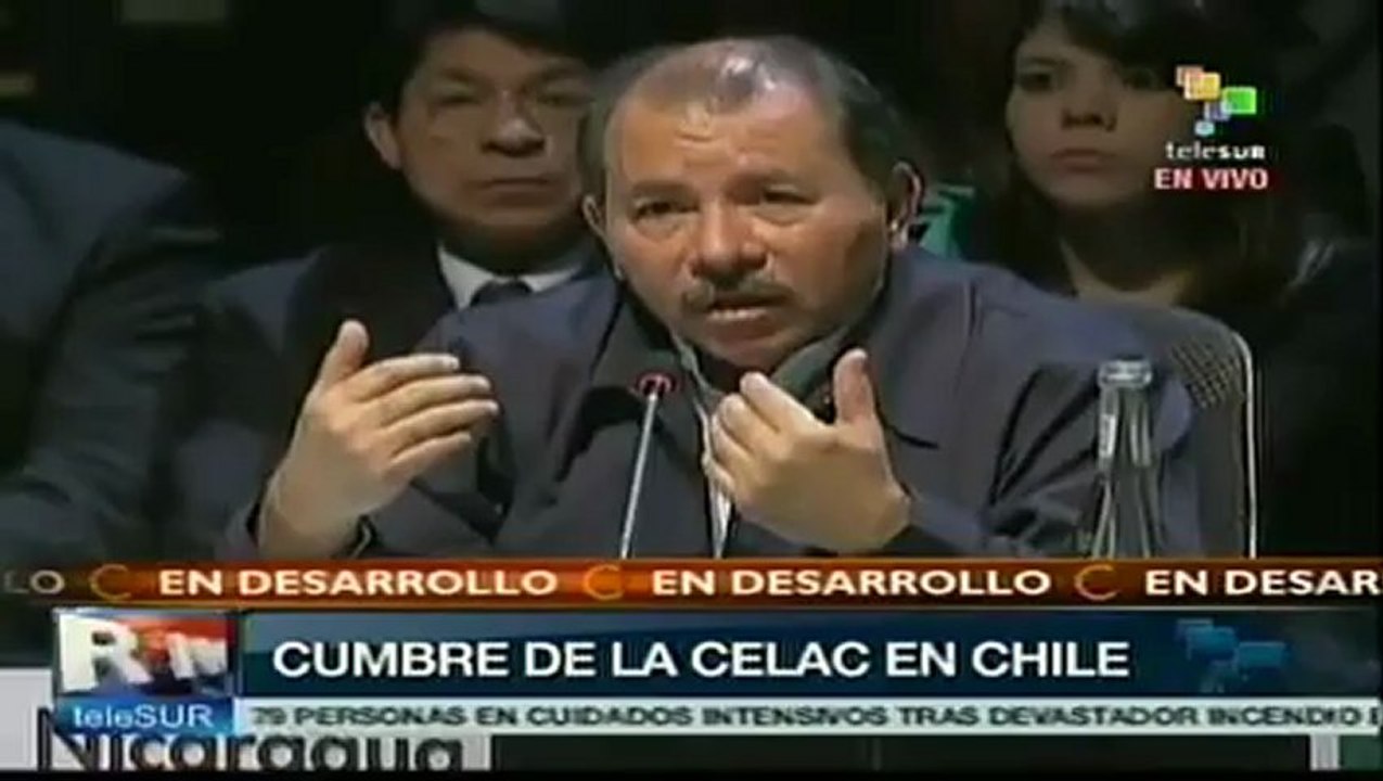 Nuestra Solidaridad con Puerto Rico, Ortega en CELAC