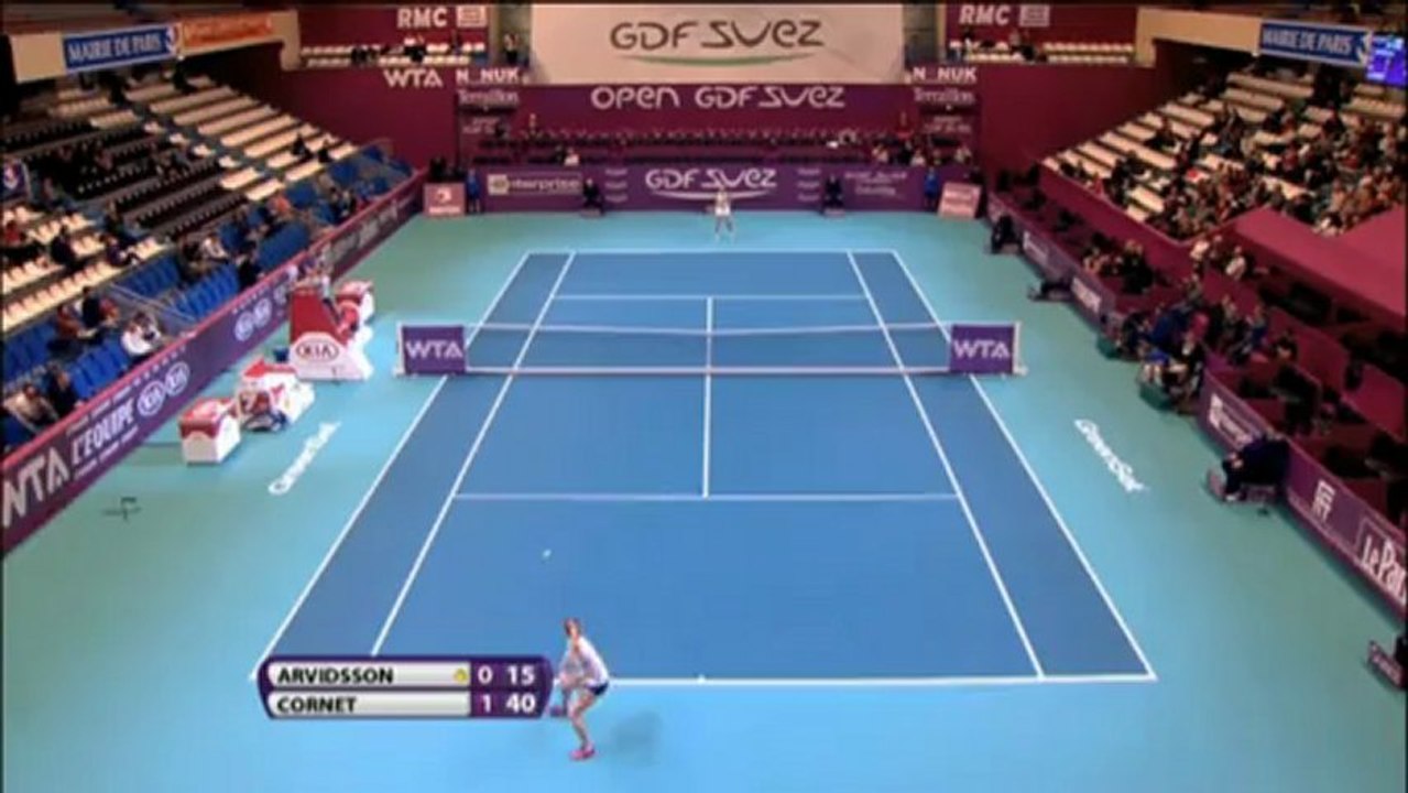 Paris: Cornet überzeugt gegen Arvidsson