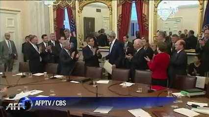 US Senate committee okays Kerry nomination