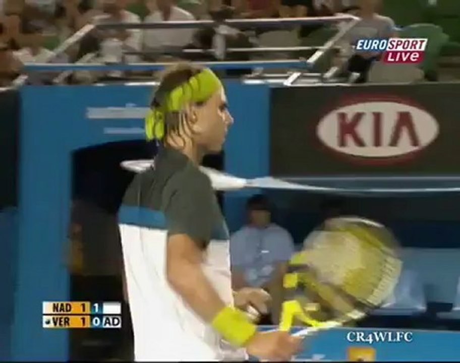 2009 Aussie Open Rafael Nadal vs Fernando Verdasco