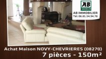 A vendre - maison - NOVY-CHEVRIERES (08270) - 7 pièces - 15