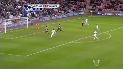 Sunderland vs. Swansea City Video Highlights & Interviews (29th Jan 13)