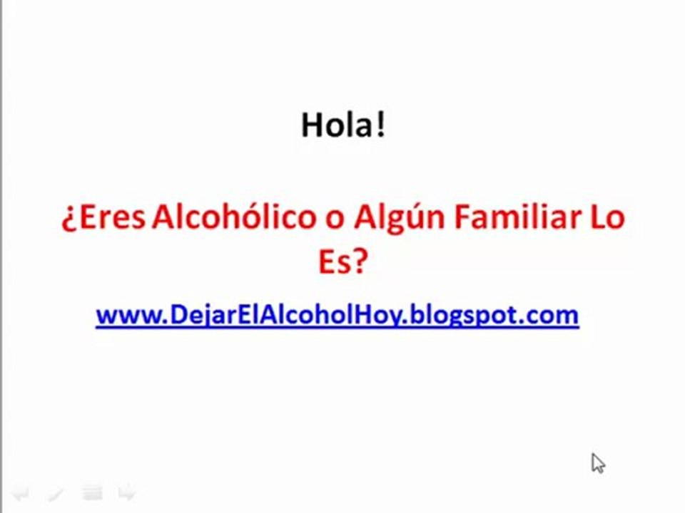 Pasos para Dejar el Alcohol VIDEO