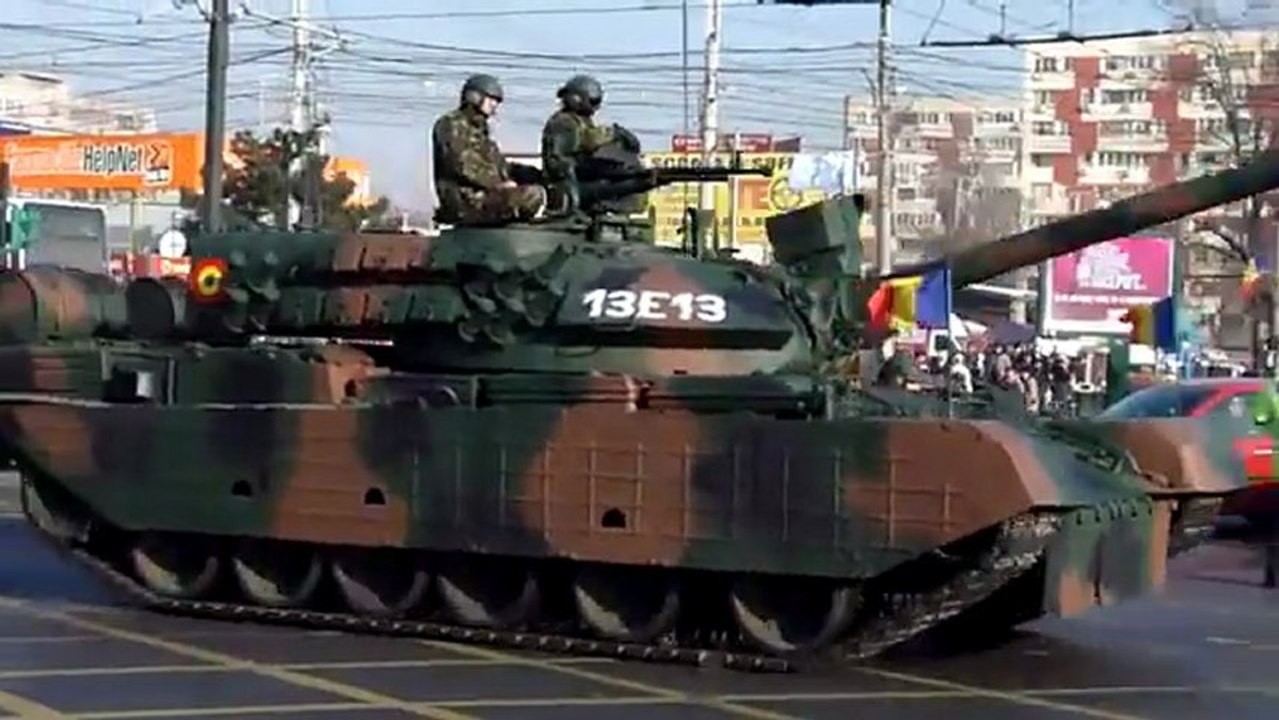 Romanian Army Rolling in Hungary