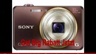 Sony DSC-WX100T Cyber-shot Digitalkamera (18 Megapixel, 10-fach opt. Zoom, 6,7 cm (2,7 Zoll) Display, Schwenkpanorama) braun