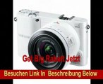 Samsung NX1000 Systemkamera (20 Megapixel, 7,6 cm (3 Zoll) Display) inkl. 20-50mm F3.5-5.6 ED II Objektiv weiß