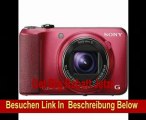 Sony DSC-HX10VR Cyber-shot Digitalkamera (18,2 Megapixel, 16-fach opt. Zoom, 7,5 cm (3 Zoll) Display, Schwenkpanorama, Full-HD) rot