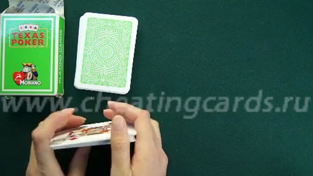 Modiano-texas-holdem-green-краплеными картами
