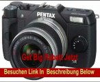 Pentax Q10 Systemkamera (12 Megapixel CMOS Sensor, 7,6 cm (3 Zoll) Display, Full HD, HDMI) inkl. 5-15 und 15-45mm Objektiv Kit schwarz