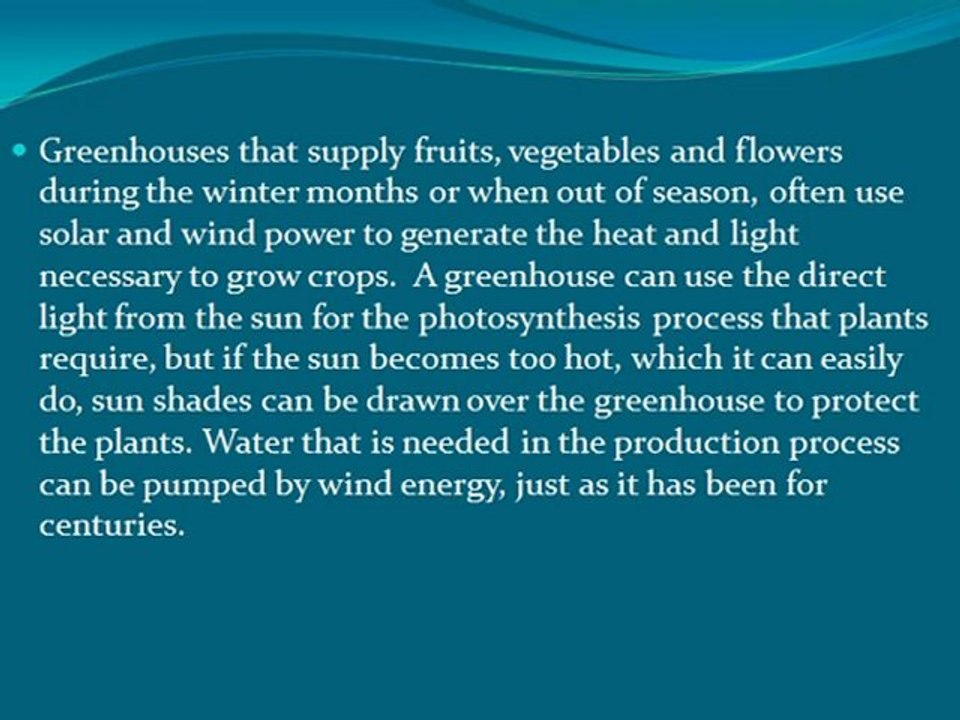 Using Solar and Wind Energy on the Farm to Cut Costs