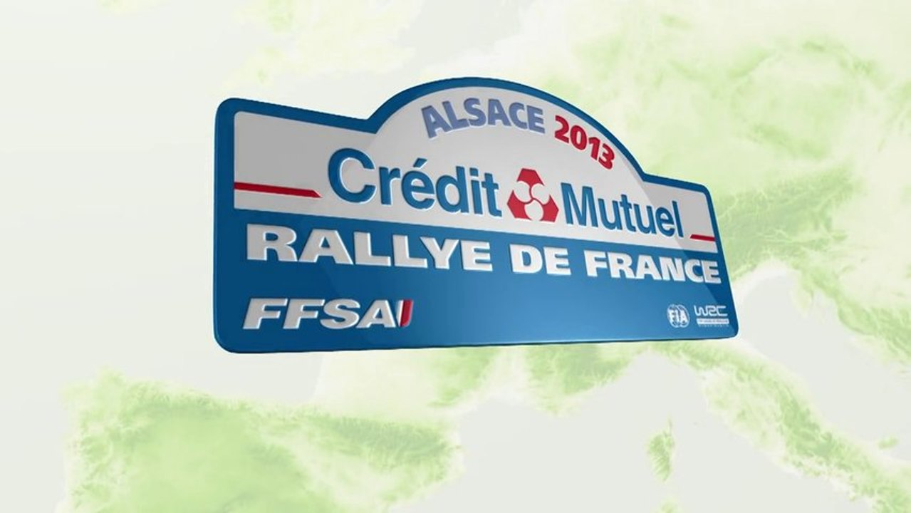 WRC - Le parcours du Rallye de France - Alsace 2013
