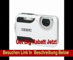 Pentax Optio WS80 Digitalkamera (10 Megapixel, 5-fach opt. Zoom, 6,9 cm (2,7 Zoll) Display, 1.5m wasserdicht, staubdicht) weiß/schwarz