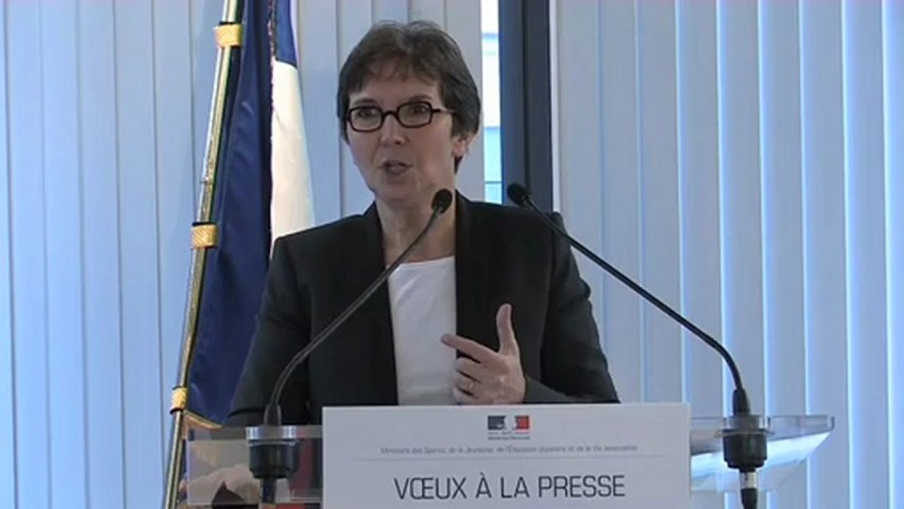 Voeux de Valérie Fourneyron à la presse