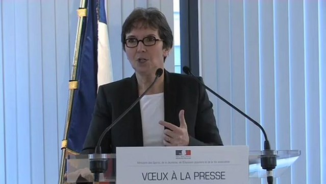 Voeux de Valérie Fourneyron à la presse