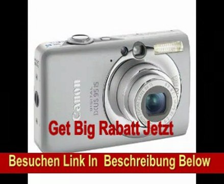 Canon Digital IXUS 95 IS Digitalkamera (10 Megapixel, 3-fach opt. Zoom, 6,4 cm (2,5 Zoll) Display, Bildstabilisator) Silver