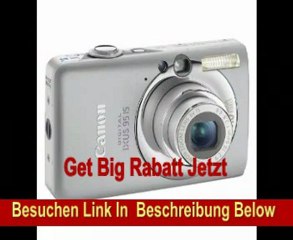 Canon Digital IXUS 95 IS Digitalkamera (10 Megapixel, 3-fach opt. Zoom, 6,4 cm (2,5 Zoll) Display, Bildstabilisator) Silver