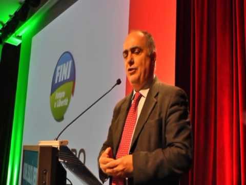 Napoli - Italo Bocchino presenta i candidati di Futuro e Libertà (29.01.13)