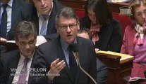 [ARCHIVE] Réforme des rythmes scolaires : réponse de Vincent Peillon au député Christian Estrosi (groupe UMP) lors des questions au Gouvernement