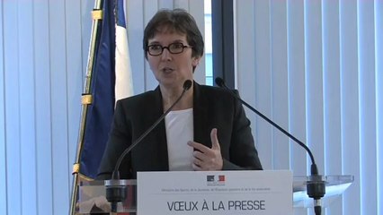 Voeux de Valérie Fourneyron à la presse