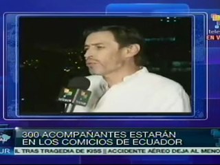 Es factible que Correa gane en primera vuelta: OP Ecuador